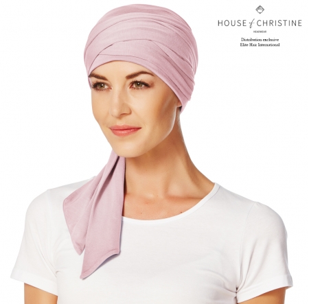 Turban chimio, turban-foulard bambou, bambou Caretech, cocoon, Christine Headwear