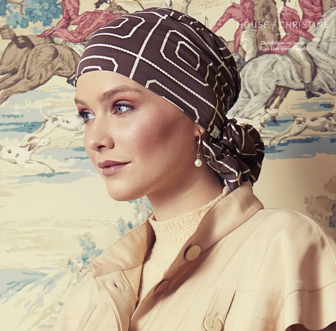 Bonnet chimio easy bambou, aventura, christine headwear