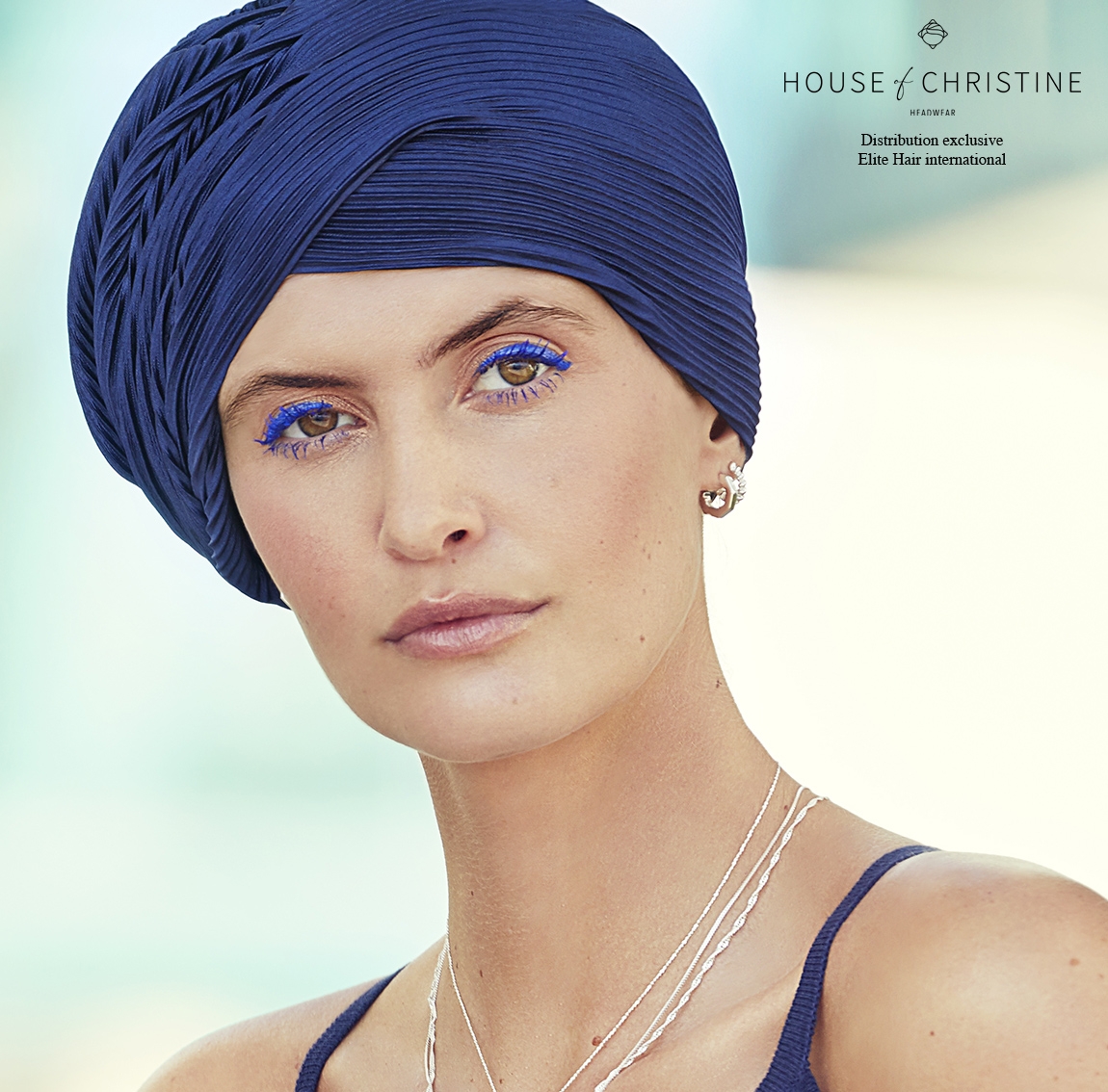 turbans, bonnet chimio cancer femme, Christine Headwear, outremer
