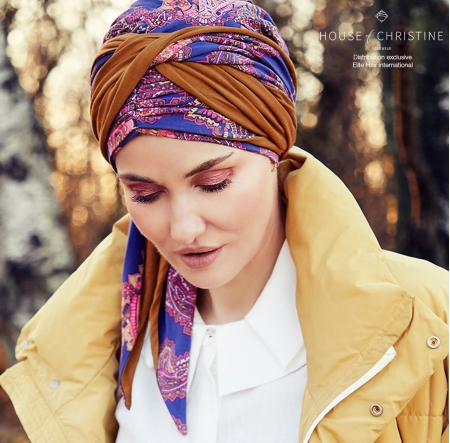 turban bélise bambou, turban-foulard, turban chimio, cancer, christine headwear, elite hair international, lumière d'orient