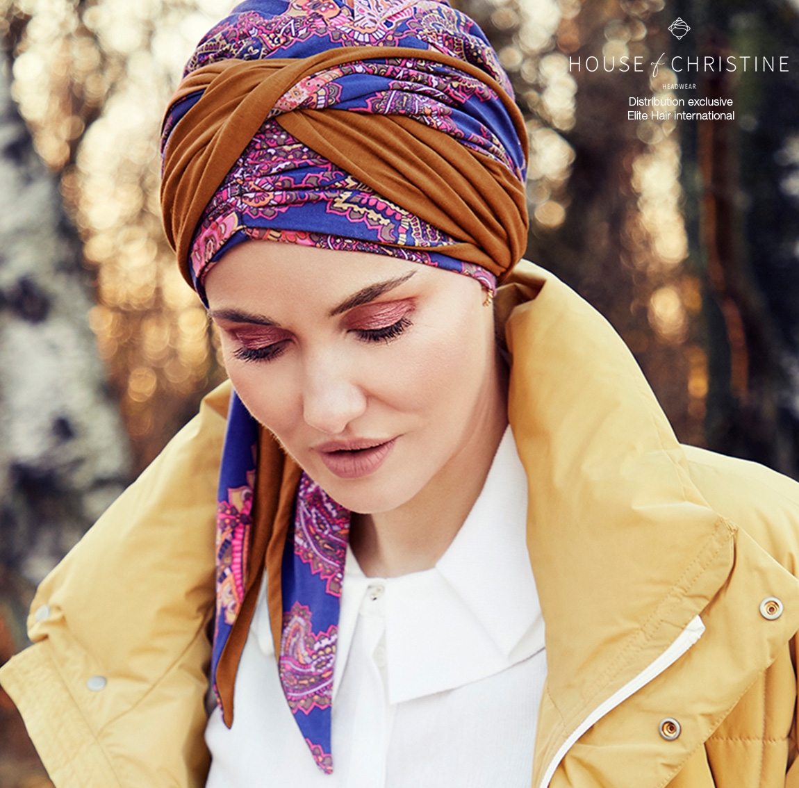 turban bélise bambou, turban-foulard, turban chimio, cancer, christine headwear, elite hair international, lumière d'orient