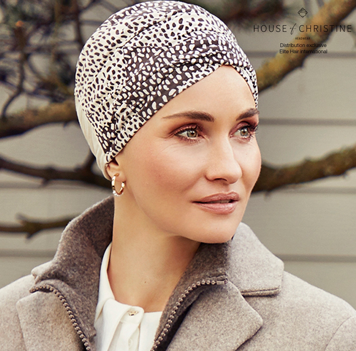 bonnet chimio, bonnet amia, collection bambou, bonnet en bambou, christine headwear, plumetis