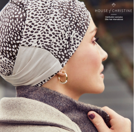 bonnet chimio, bonnet amia, collection bambou, bonnet en bambou, christine headwear, plumetis