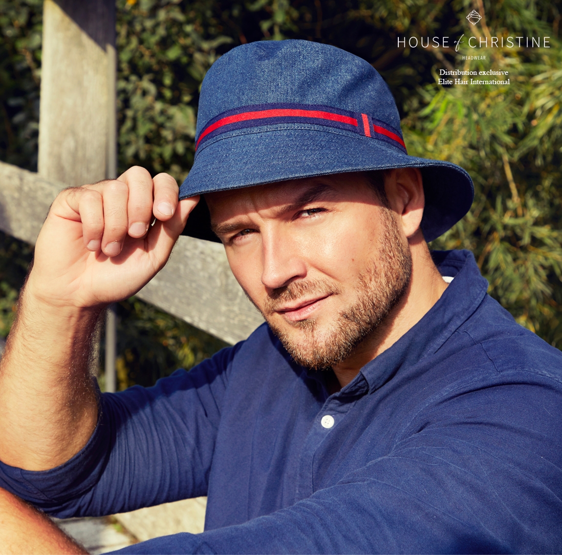 Bob chimio, bob homme, denim, christine headwear