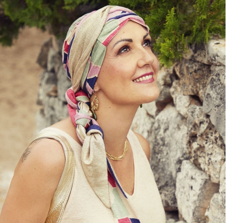 Turban Foulard Bélise Lin,Christine Headwear, candy pop
