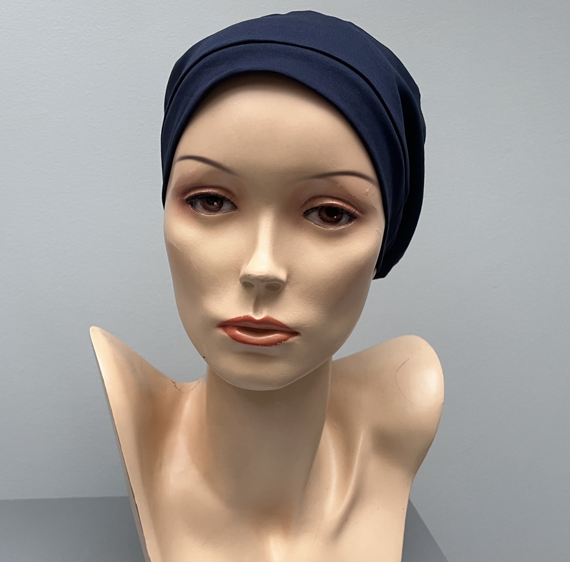 Bonnet chimio, basic coton, elite hair international, navy