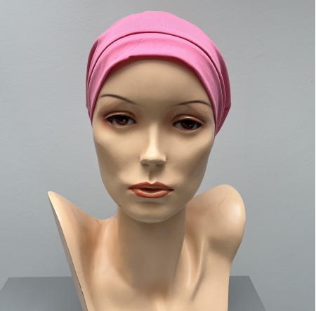 Bonnet chimio, basic coton, rose india, elite hair international