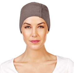 bambou, garder son cuir chevelu au chaud la nuir, Elite Hair International , Christine Headwear, brownie