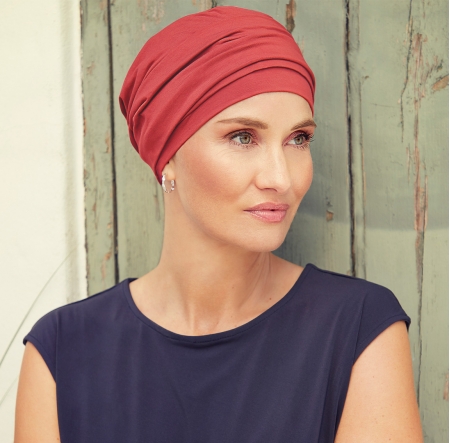 Turban chimio Coton ultra doux Mila Navy Christine collection