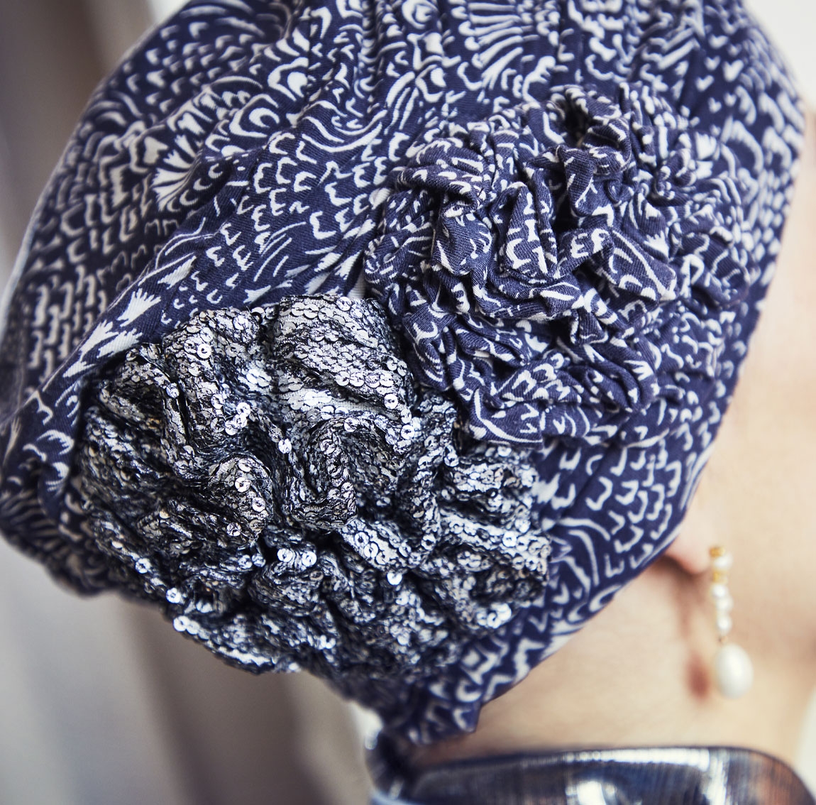 Bonnet Turban à Fleurs Pour Femme - Doux, Léger, Extensible - Pour Perte De Cheveux, Chimio, Ou Mode