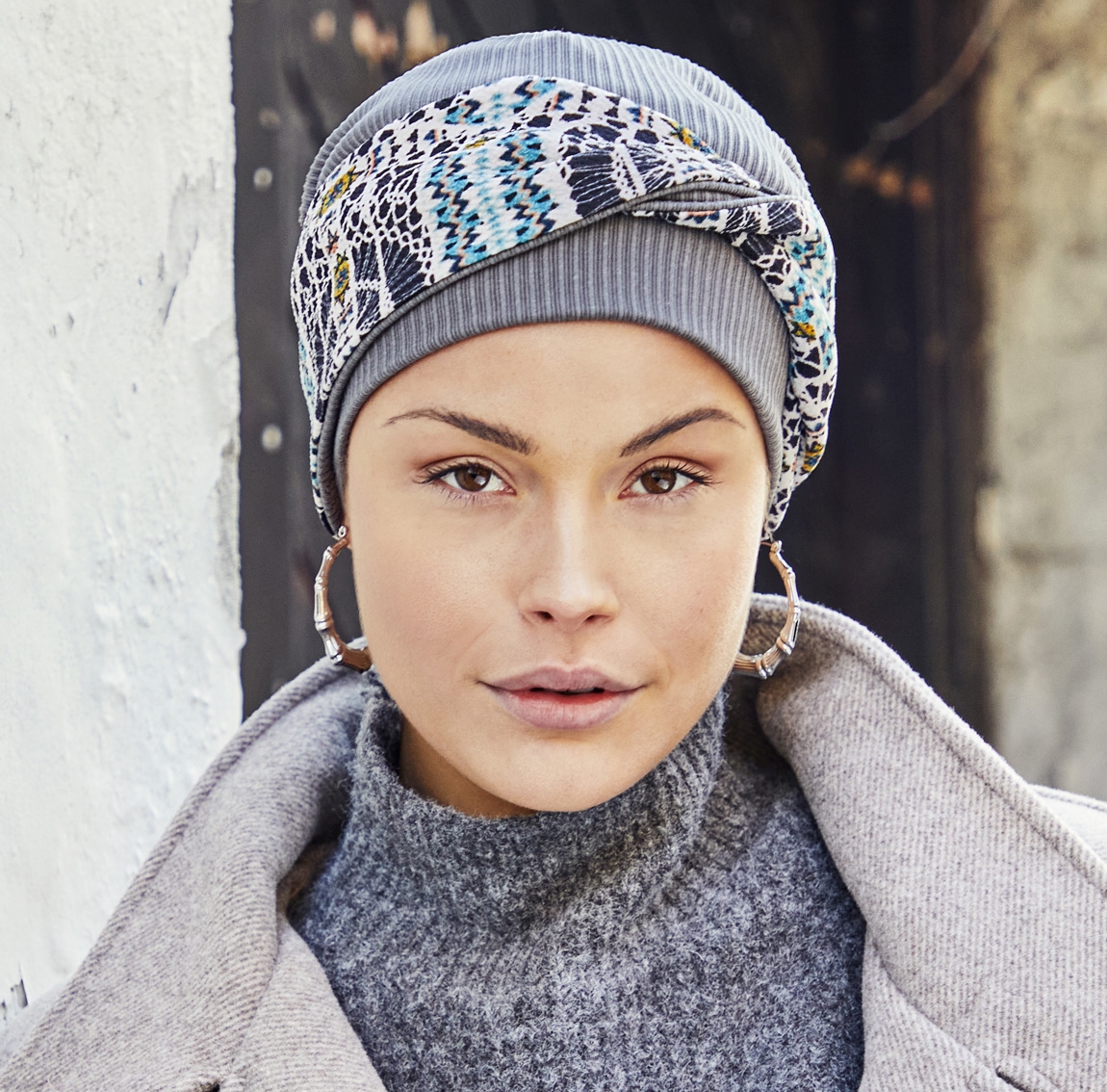turban viva twin set, Turban Viva avec bandeau amovible, twin horizonte