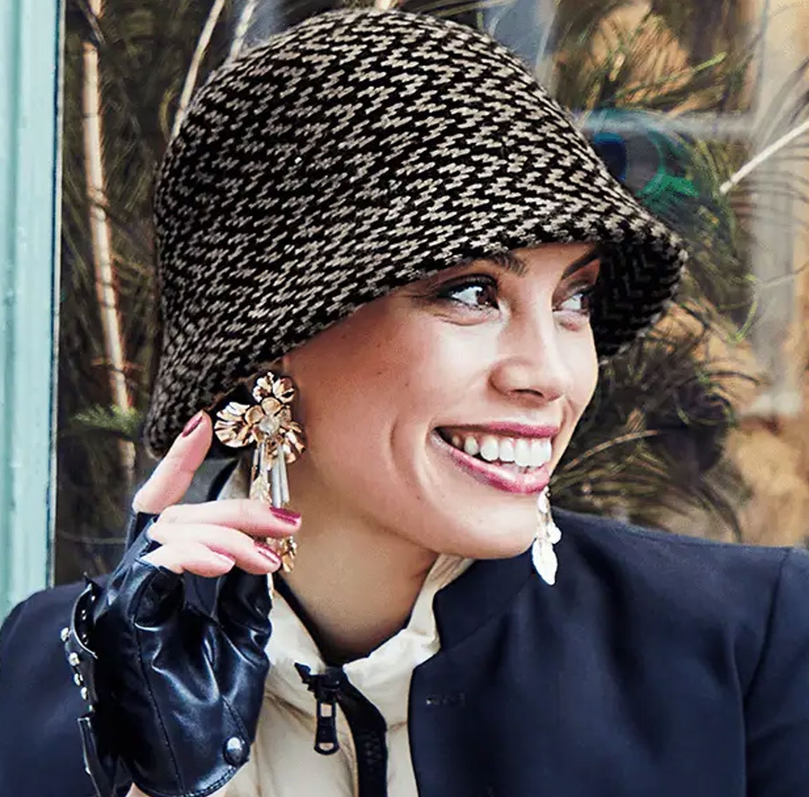 chapeau boho, chapeau en polyester, chapeau chimio, chapeau cancer