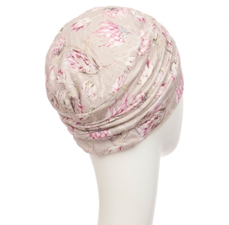 bonnet zen lin, bonnet simple, fibre naturelle de lin, légèreté, magnolia