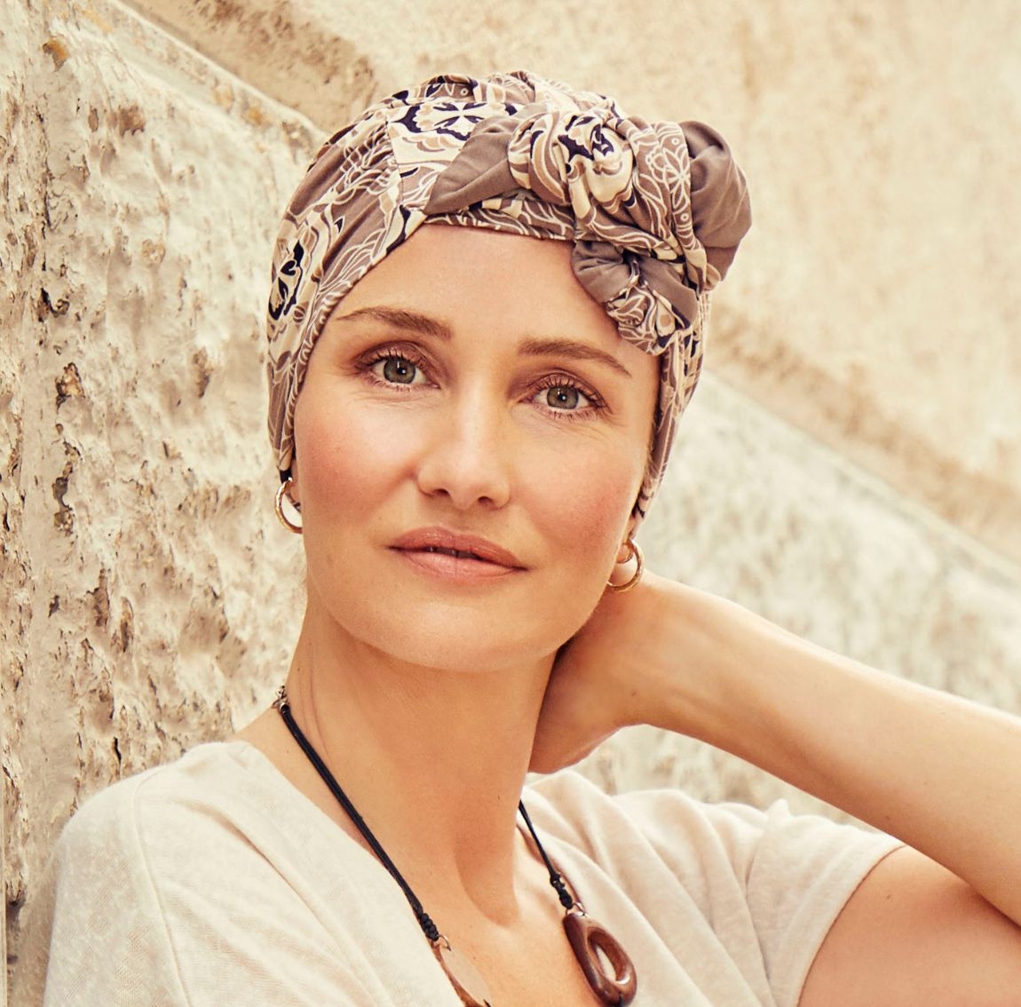 Bonnet chimio easy bambou, christine headwear, elite hair international, massalia