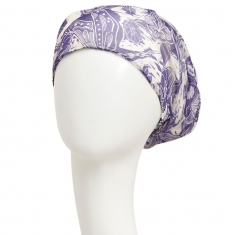 turban twin set boho, turban chimio, cancer, christine headwear, améthyste
