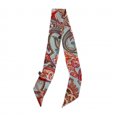 Twilly en soie de la collection Boho, un accessoire raffiné et polyvalent pour sublimer votre style, infini chic