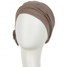 bonnet zuri, bonnet chimio, bonnet cancer, fleur intégrée, praline