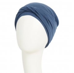 turban viva twin set, Turban Viva avec bandeau amovible, denim