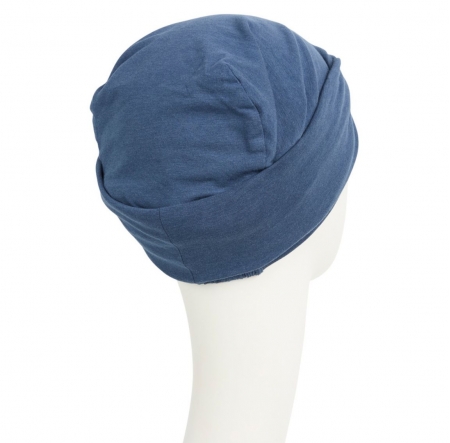 turban viva twin set, Turban Viva avec bandeau amovible, denim