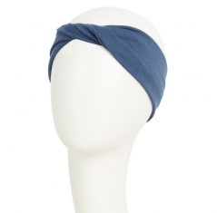 turban viva twin set, Turban Viva avec bandeau amovible, denim