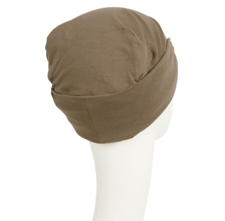 turban viva twin set, Turban Viva avec bandeau amovible, havane