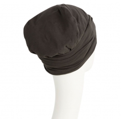 turban viva twin set, Turban Viva avec bandeau amovible, moka