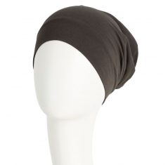 turban viva twin set, Turban Viva avec bandeau amovible, moka