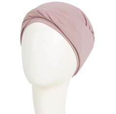 turban viva twin set, Turban Viva avec bandeau amovible, rose poudré