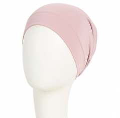 turban viva twin set, Turban Viva avec bandeau amovible, rose poudré