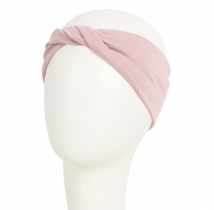 turban viva twin set, Turban Viva avec bandeau amovible, rose poudré