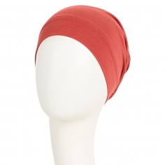 turban viva twin set, Turban Viva avec bandeau amovible, terracotta