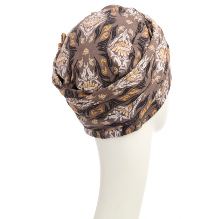 bonnet lotus bambou ultra doux, confort optimal, look élégant, épis d'or