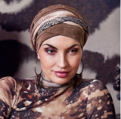 Bonnet chimio boho, boho spirit, style bohème, christine headwear, perte de cheveux, cancer, siena