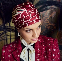 Bonnet chimio boho, boho spirit, style bohème, christine headwear, perte de cheveux, cancer, casablanca