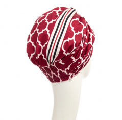 Bonnet chimio boho, boho spirit, style bohème, christine headwear, perte de cheveux, cancer, casablanca