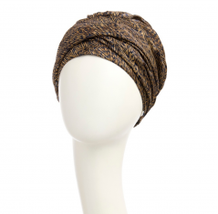 Bonnet chimio boho, boho spirit, style bohème, christine headwear, perte de cheveux, cancer, plaza