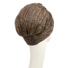 Bonnet chimio boho, boho spirit, style bohème, christine headwear, perte de cheveux, cancer, plaza