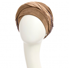 Bonnet chimio boho, boho spirit, style bohème, christine headwear, perte de cheveux, cancer, siena