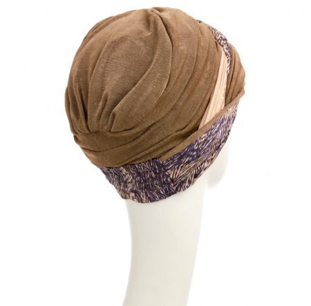 Bonnet chimio boho, boho spirit, style bohème, christine headwear, perte de cheveux, cancer, siena