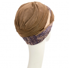 Bonnet chimio boho, boho spirit, style bohème, christine headwear, perte de cheveux, cancer, siena