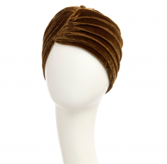 Bonnet chimio boho, boho spirit, style bohème, christine headwear, perte de cheveux, cancer, velvet bronze