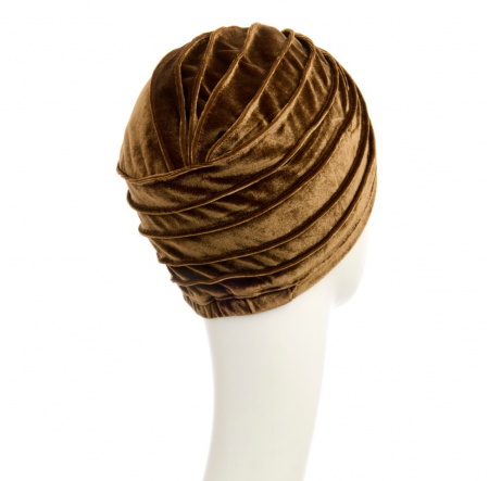 Bonnet chimio boho, boho spirit, style bohème, christine headwear, perte de cheveux, cancer, velvet bronze