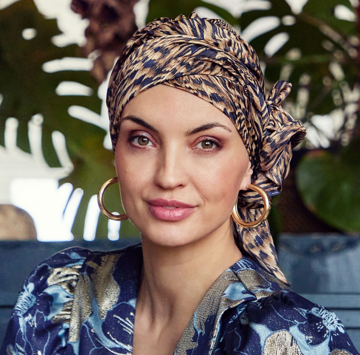 turban twin set boho, turban chimio, cancer, christine headwear, molitor