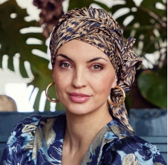 turban twin set boho, turban chimio, cancer, christine headwear, molitor