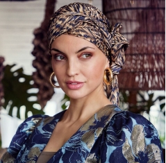 turban twin set boho, turban chimio, cancer, christine headwear, molitor