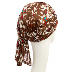 turban twin set boho, turban chimio, cancer, christine headwear, salsa