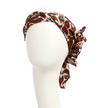 turban twin set boho, turban chimio, cancer, christine headwear, salsa