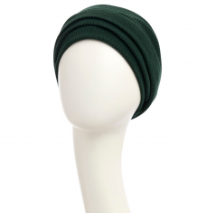 Bonnet Viva ultra-doux, spécialement conçu pour offrir confort et élégance aux femmes en traitement, softy sapin