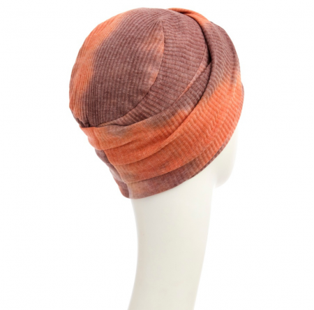 Bonnet Viva ultra-doux, spécialement conçu pour offrir confort et élégance aux femmes en traitement, sunrise
