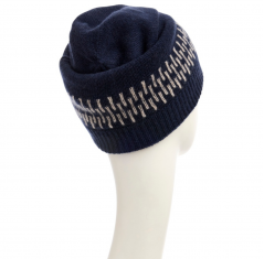 bonnet en laine, bonnet chimio, bonnet hiver, laine mérinos, cachemire, val d'isère marine